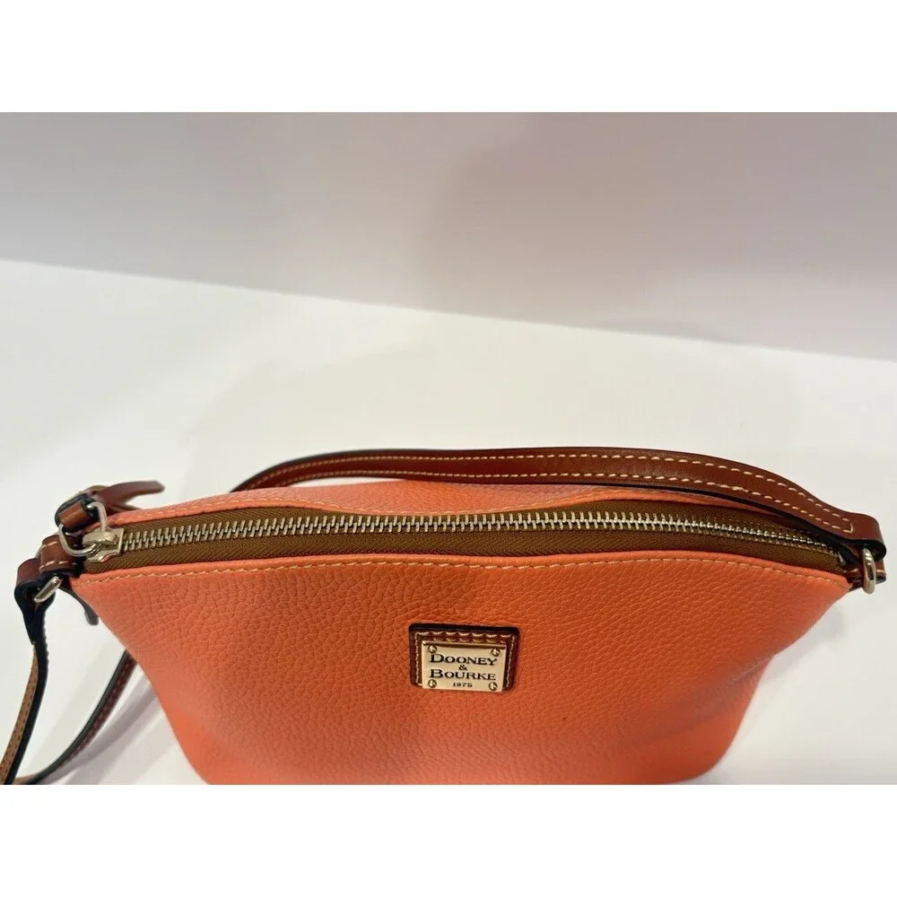 Dooney & Bourke Pebble Grain Suki Crossbody Orange
